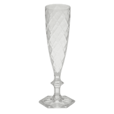 Set of 6 Clear Champagne Flutes - Cheers - Baci Milano