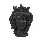 Head Statue Couple - Black 38 cm - Teste Matte - Baci Milano