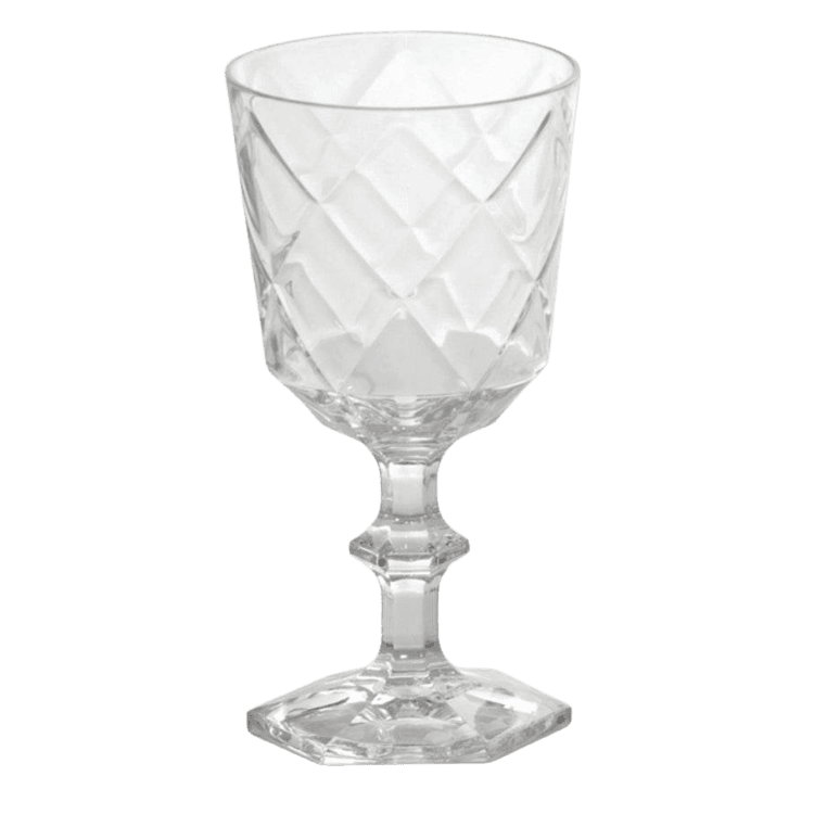 Set of 6 Clear Wine Glasses - Cheers - Baci Milano