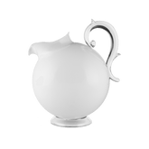 White Acrylic Pitcher - Aqua - Baci Milano