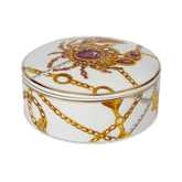 Round Porcelain Box - Portofino - Baci Milano