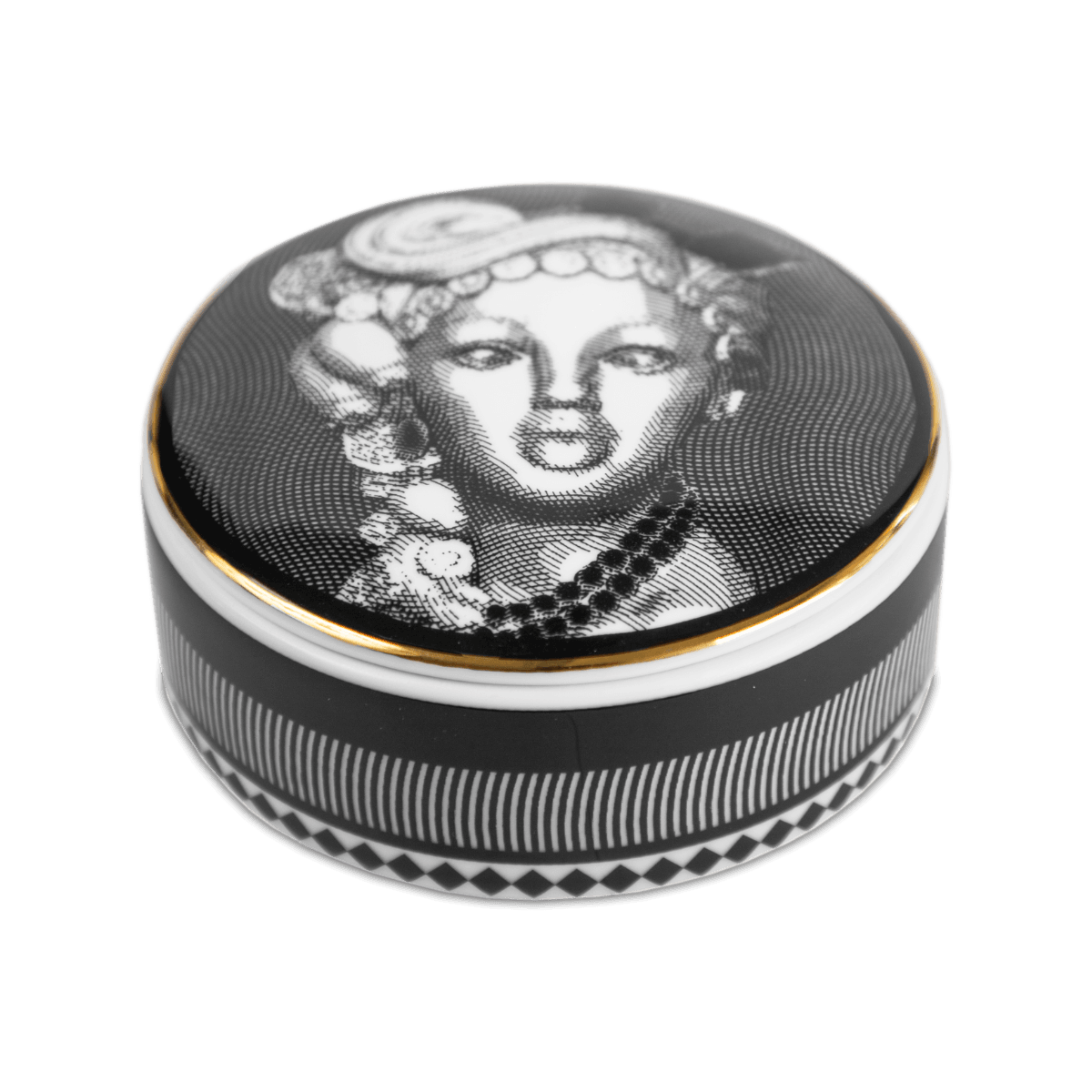 Porcelain Round Box - L'Irreverente - Sagrada Familia - Baci Milano