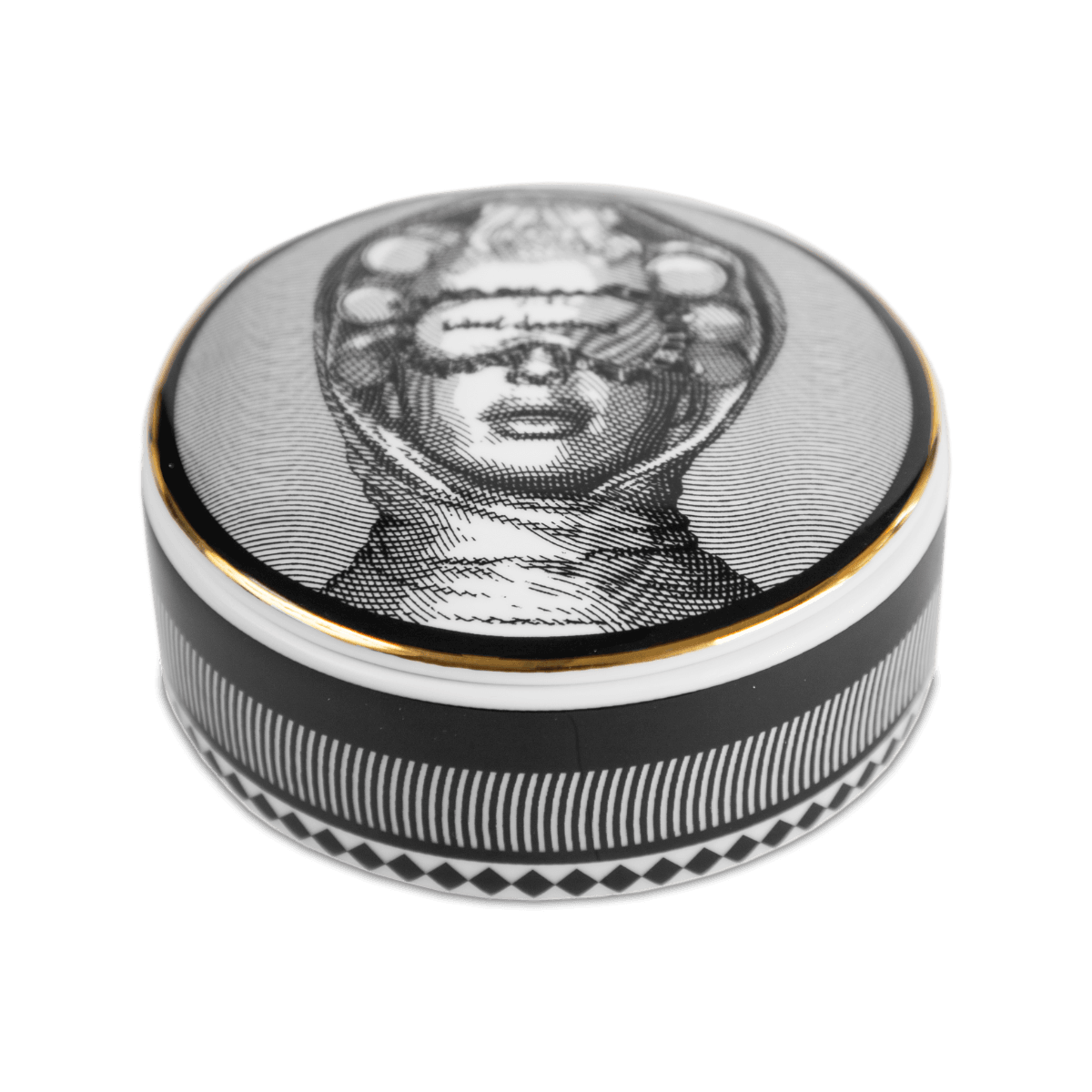 Porcelain Round Box - La Sognatrice - Sagrada Familia - Baci Milano