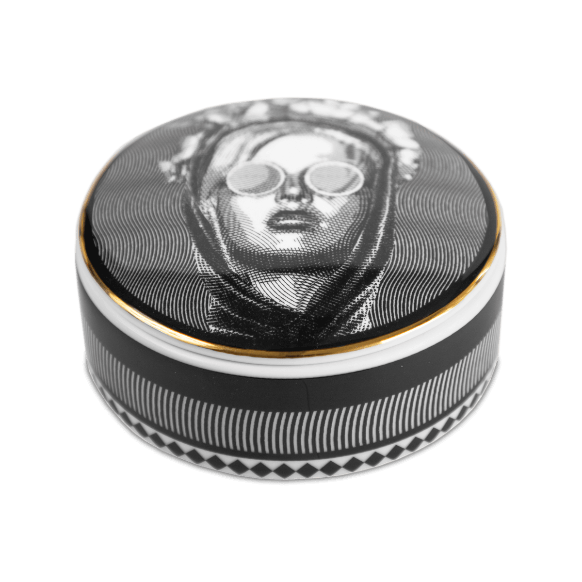 Porcelain Round Box - La Stilosa - Sagrada Familia - Baci Milano