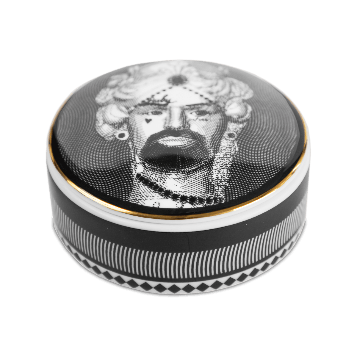 Porcelain Round Box - Il Trasgressive - Sagrada Familia - Baci Milano