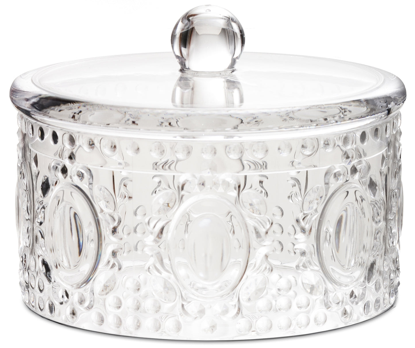 Acrylic Candy Jar with Lid - Baroque & Rock