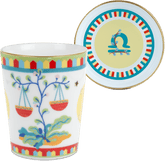 Cup with Lid/Saucer - Libra - Zodiac Vibe - Baci Milano