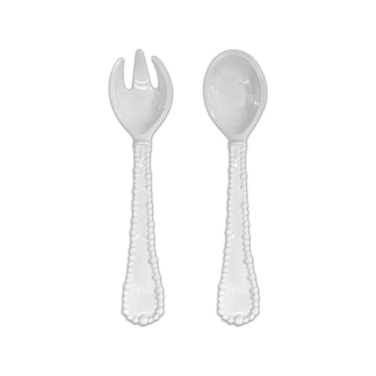 White Salad Servers - Joke - Baci Milano