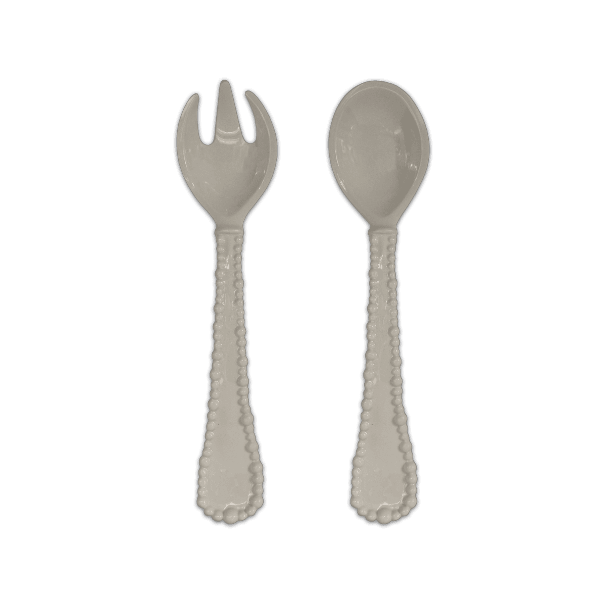 Taupe Salad Servers - Joke - Baci Milano