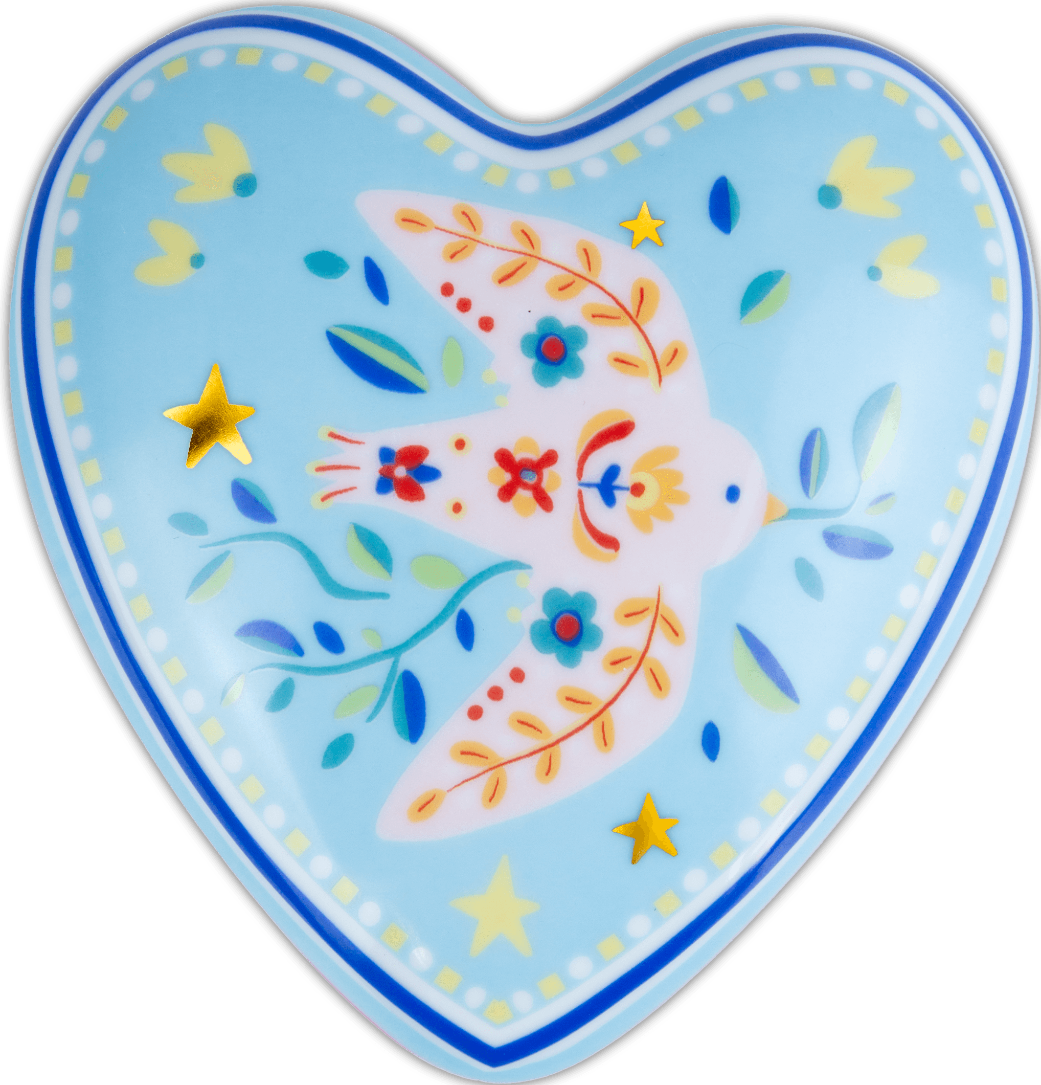 Large Decorative Heart - Little Bird - Mamma Mia - Baci Milano