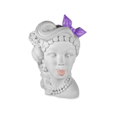 Head Statue - L'Irreverente in White - Sagrada Familia - Baci Milano