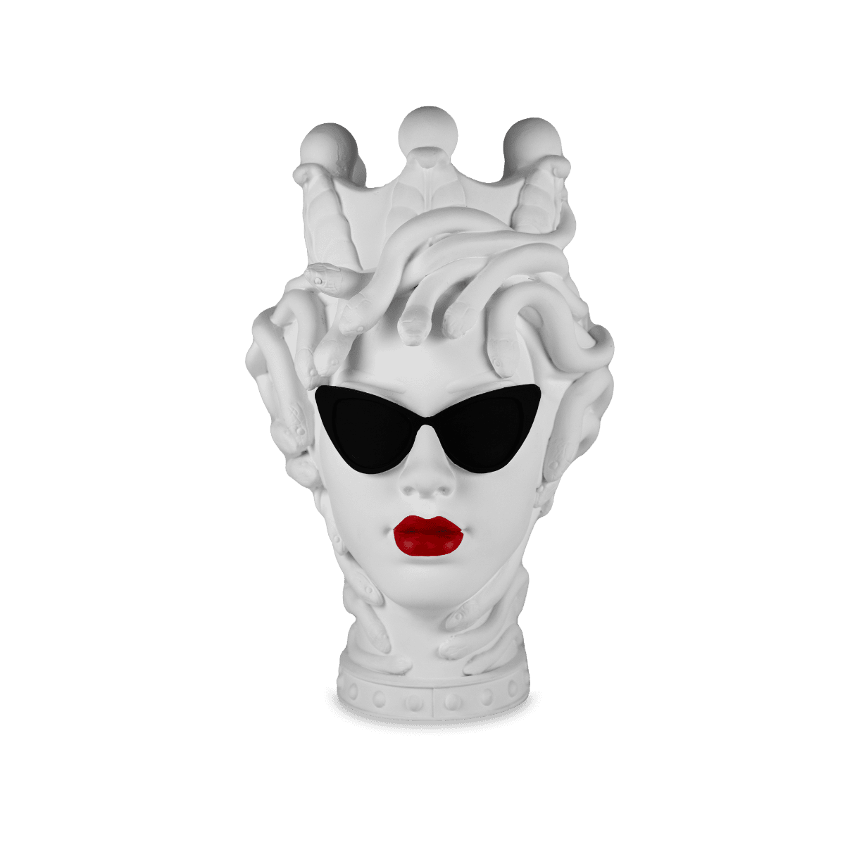 Head Statue - La Vipera in White - Sagrada Familia - Baci Milano