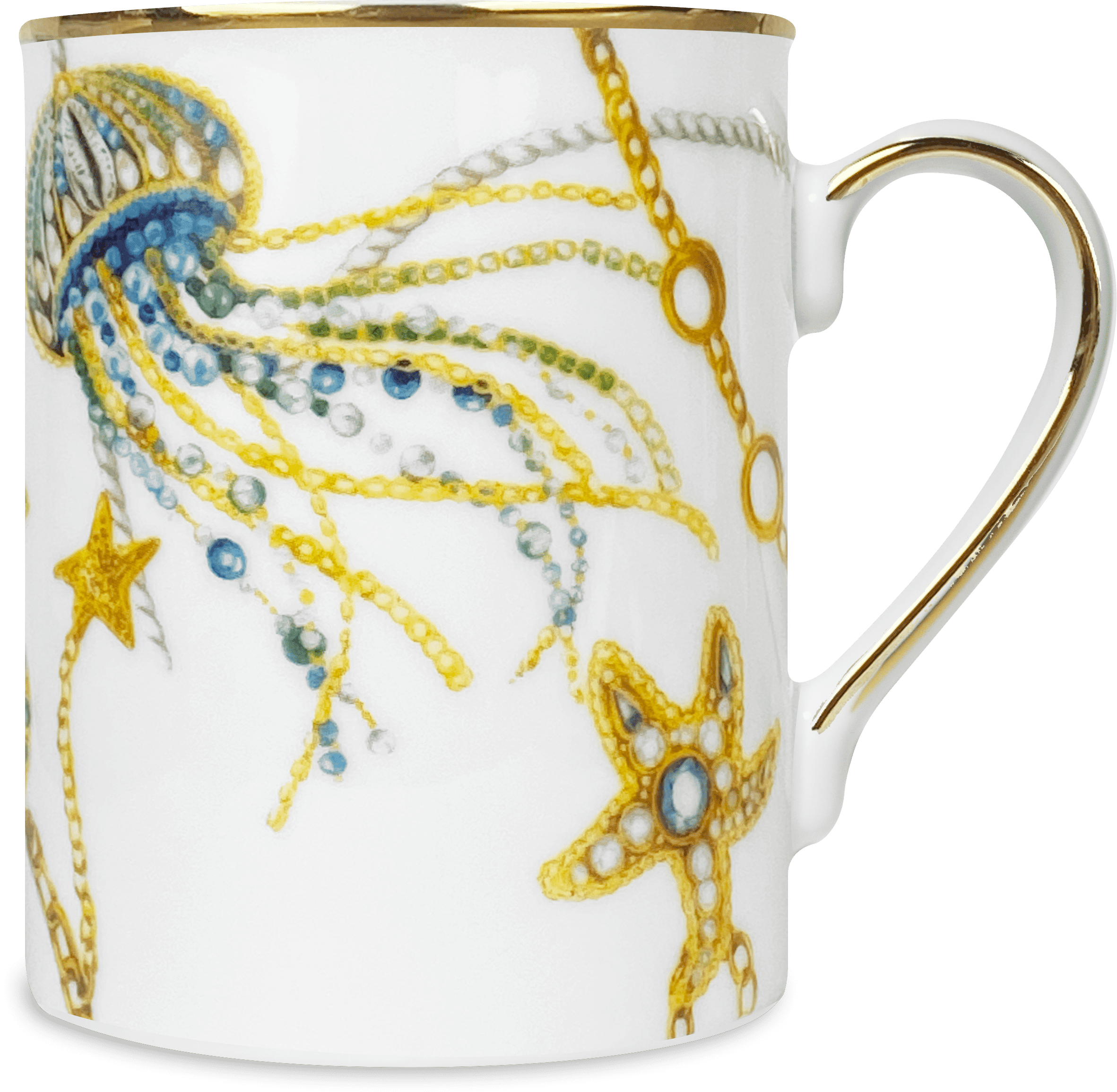 Blue Porcelain Mug - Portofino - Baci Milano