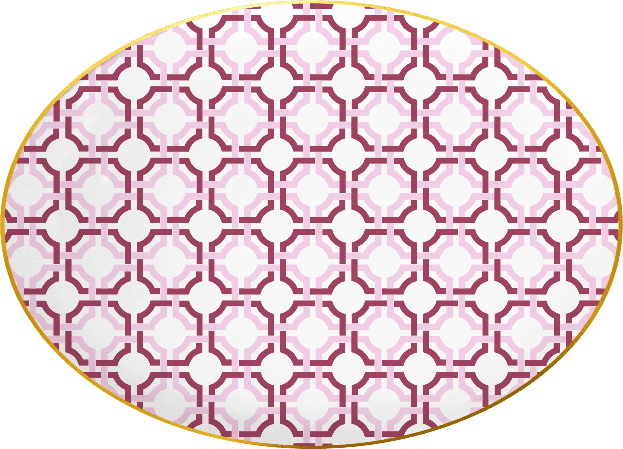 Oval Serving Plate 31cm - Firenze - Baci Milano