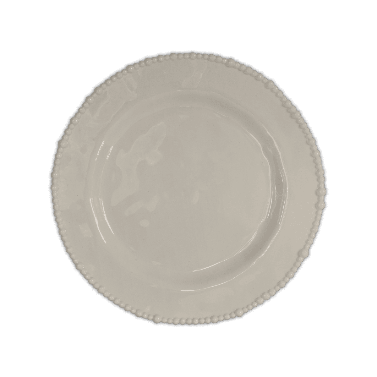 Set of 6 Melamine Dinner Plates - Taupe - Joke - Baci Milano