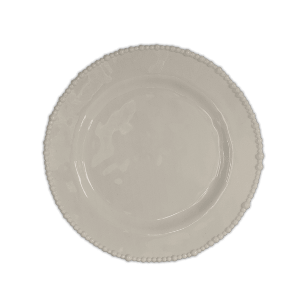 Set of 6 Melamine Dessert Plates - Taupe - Joke