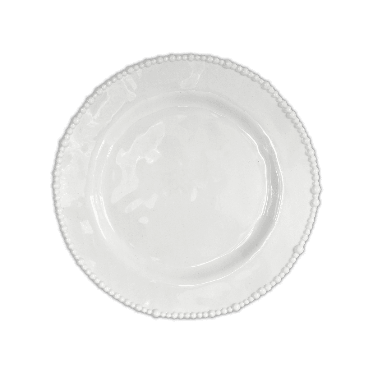 Set of 6 Melamine Dessert Plates - White - Joke - Baci Milano