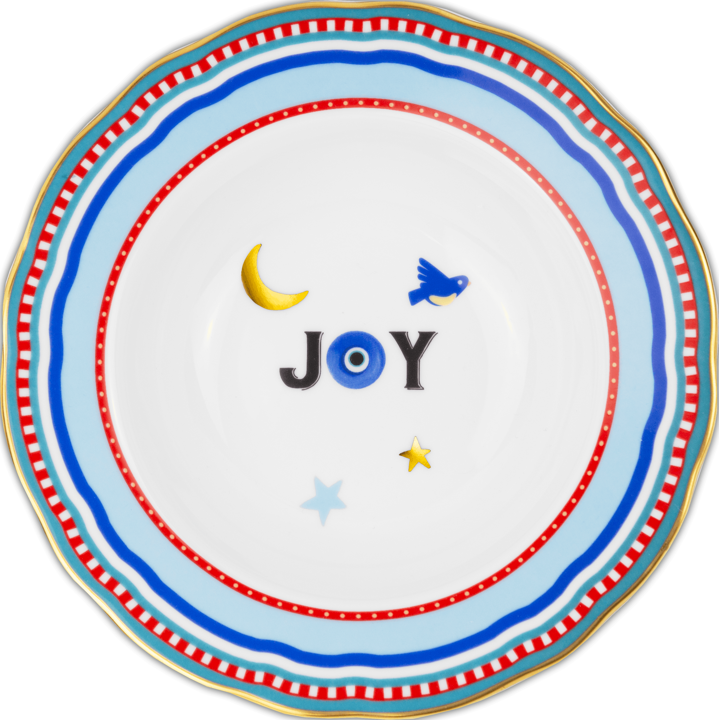 Porcelain Soup Bowl - Joy - Mamma Mia - Baci Milano