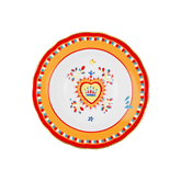 Porcelain Soup Bowl - Heart - Mamma Mia - Baci Milano