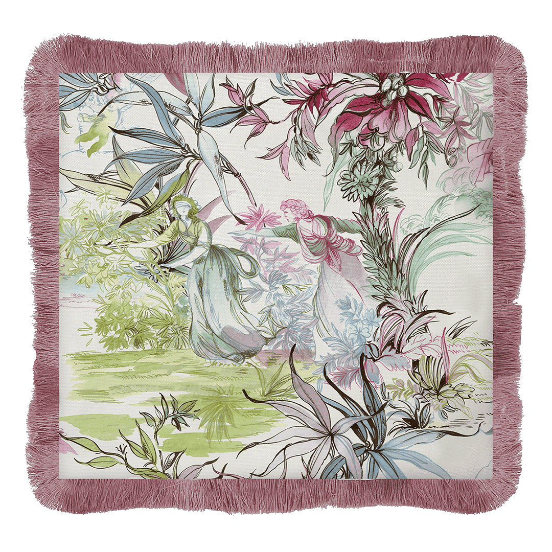 Pink Square Placemat - Firenze - Baci Milano