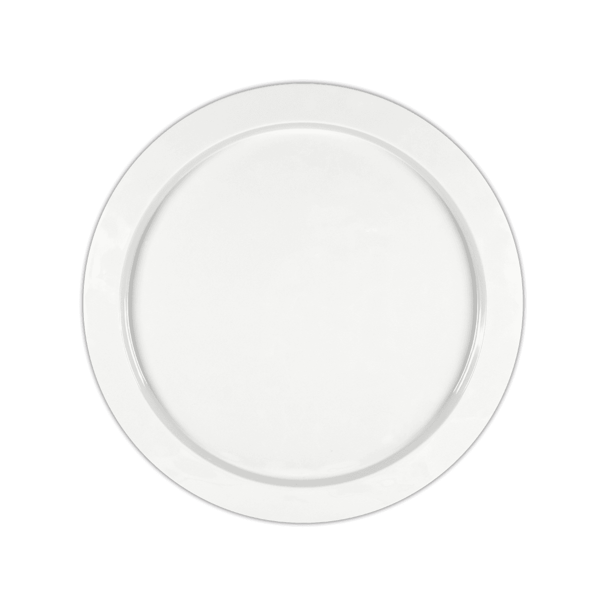 Round White Melamine Serving Tray - Joke - Baci Milano