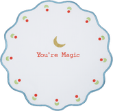 Round Embroidered Placemat - Magic - Mamma Mia - Baci Milano
