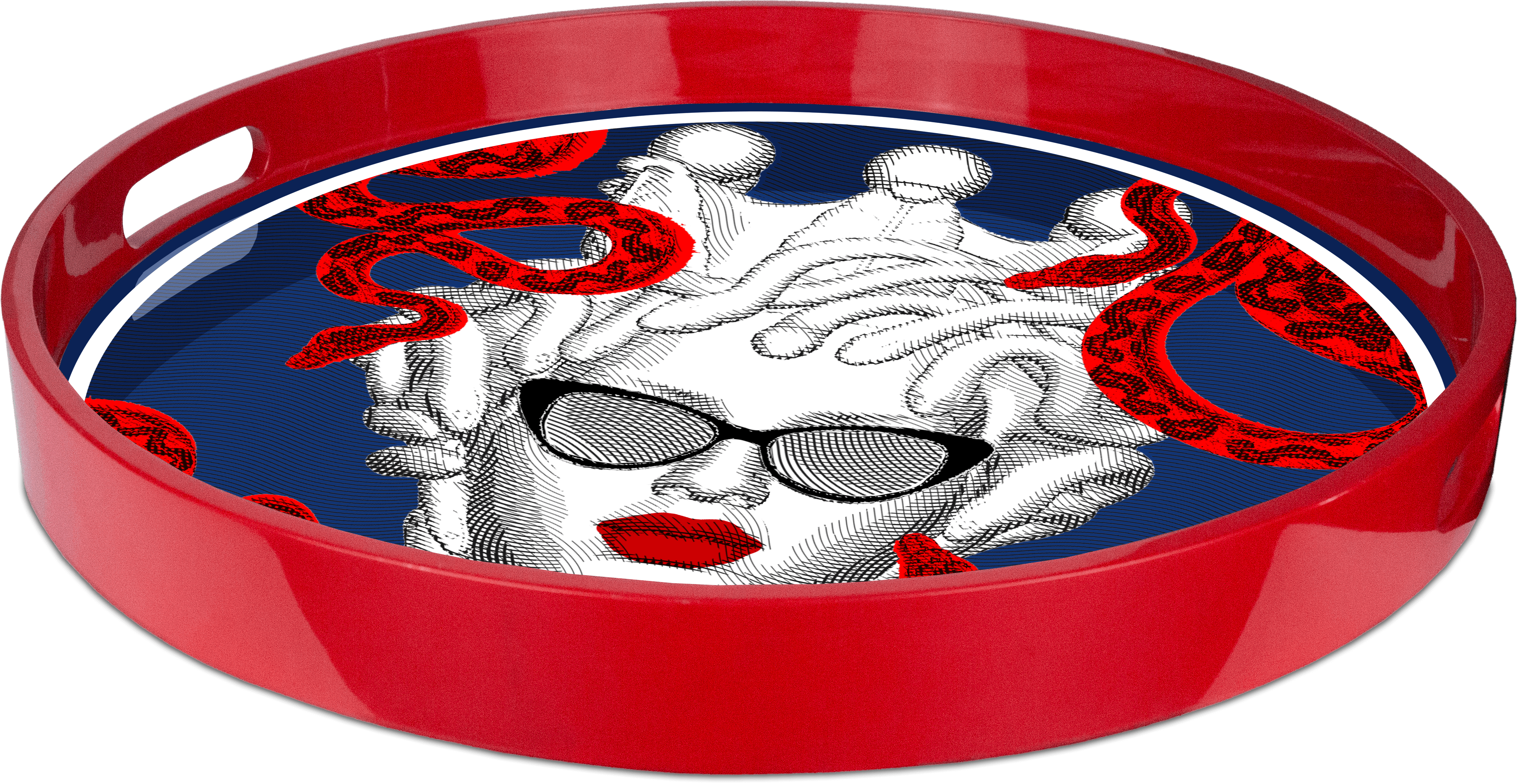 Round Tray - La Vipera - Sagrada Familia - Baci Milano