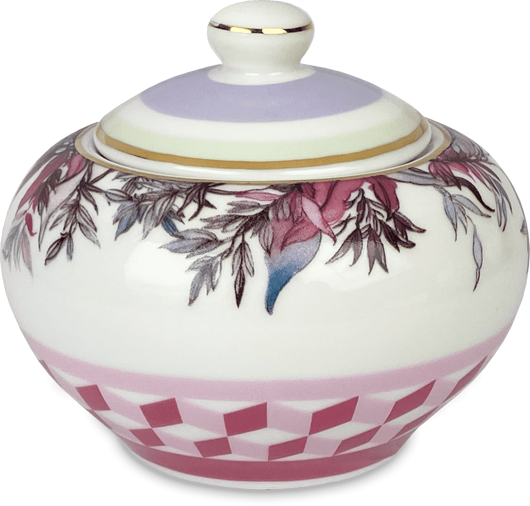 Porcelain Sugar Bowl - Firenze - Baci Milano