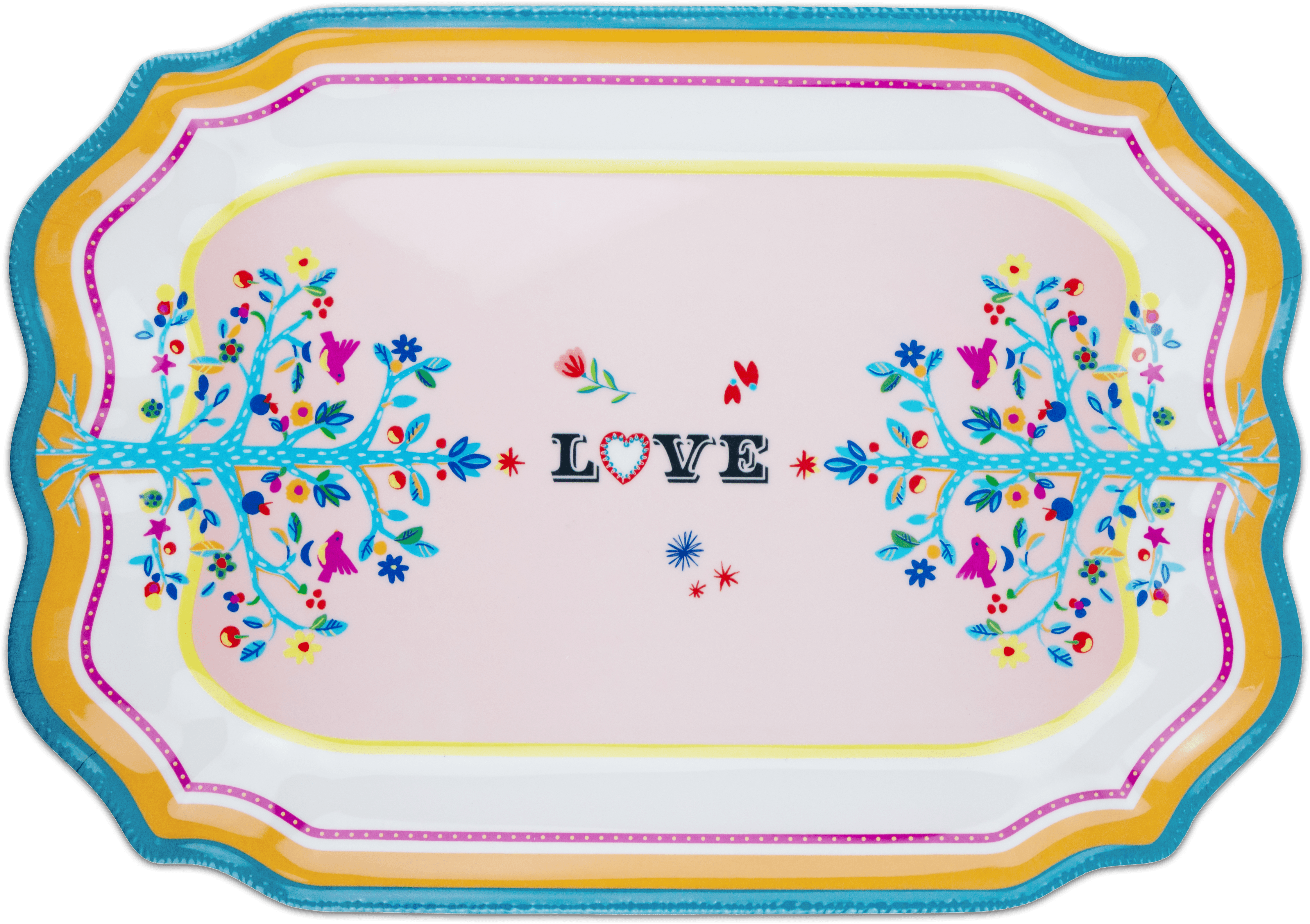 Melamine Serving Tray - Mamma Mia - Baci Milano
