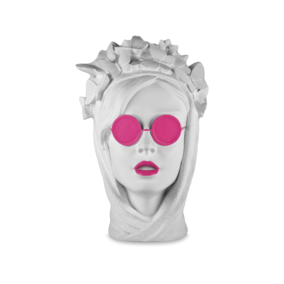 White La Stylosa head statue from Sagrada Familia — Baci Milano