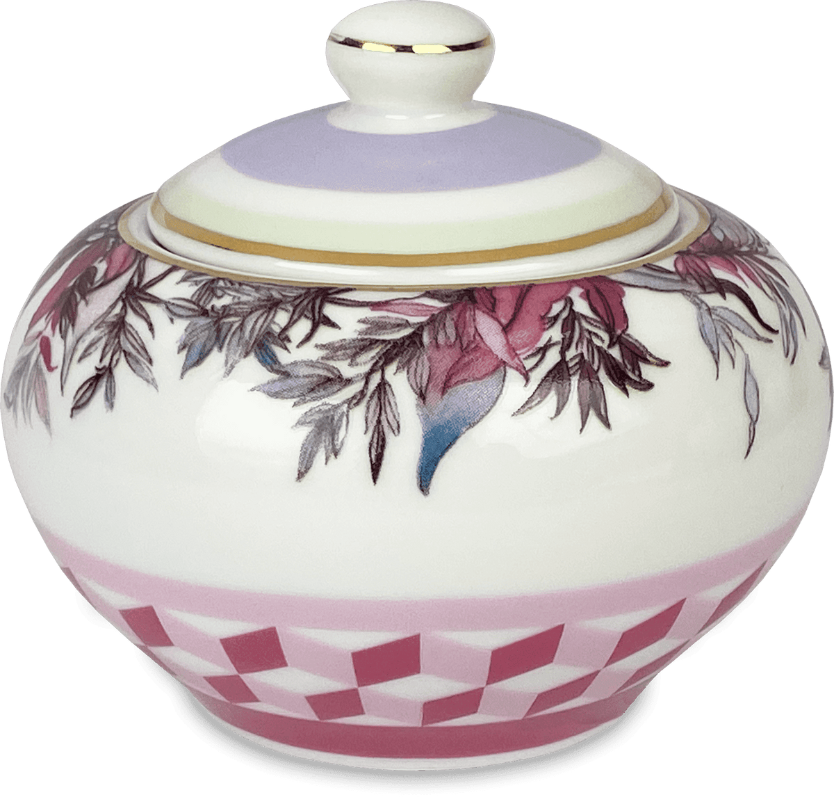 Italian porcelain sugar bowl, Firenze collection — Baci Milano