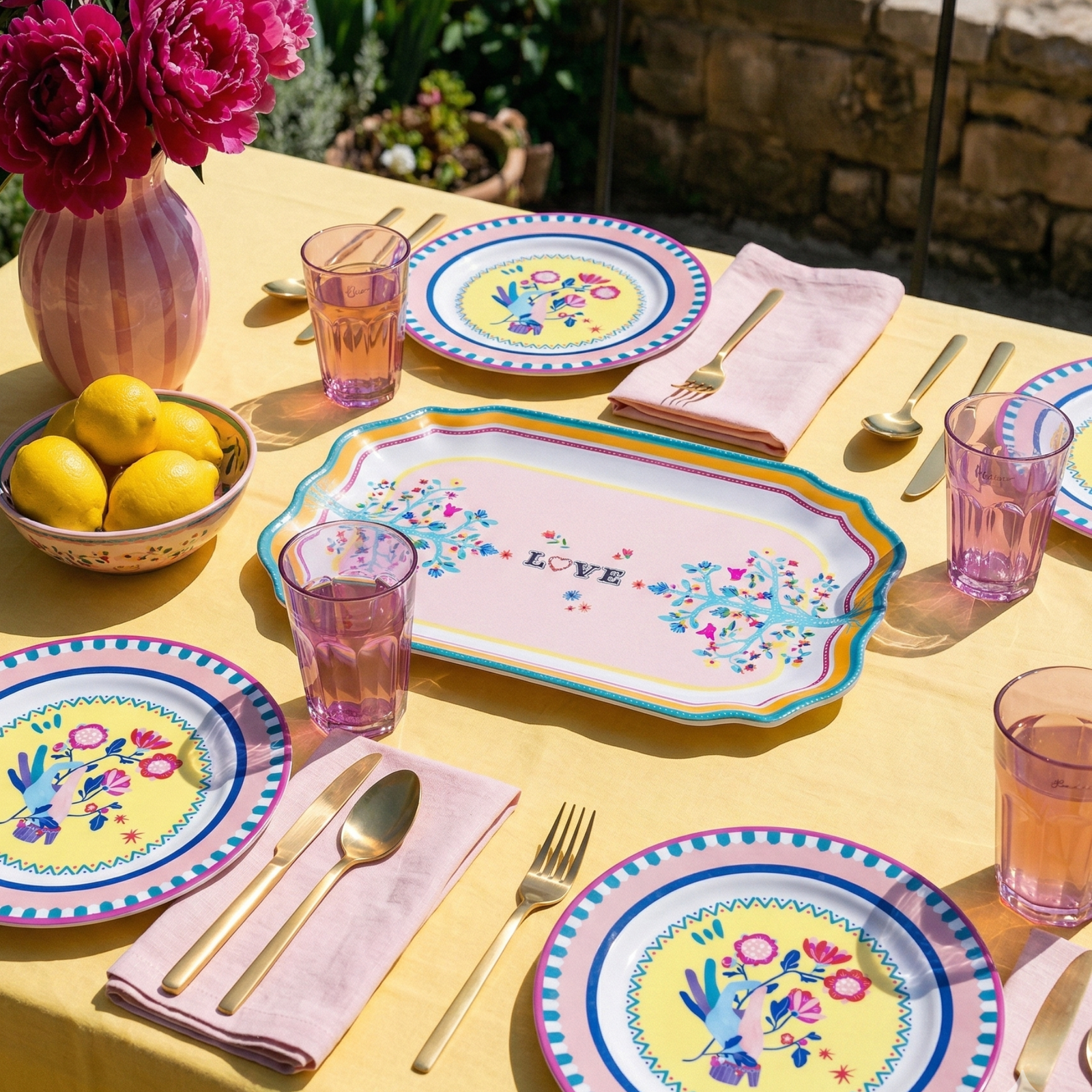 Italian Outdoor & Pool Tableware — Shatterproof, Designed in Milan
