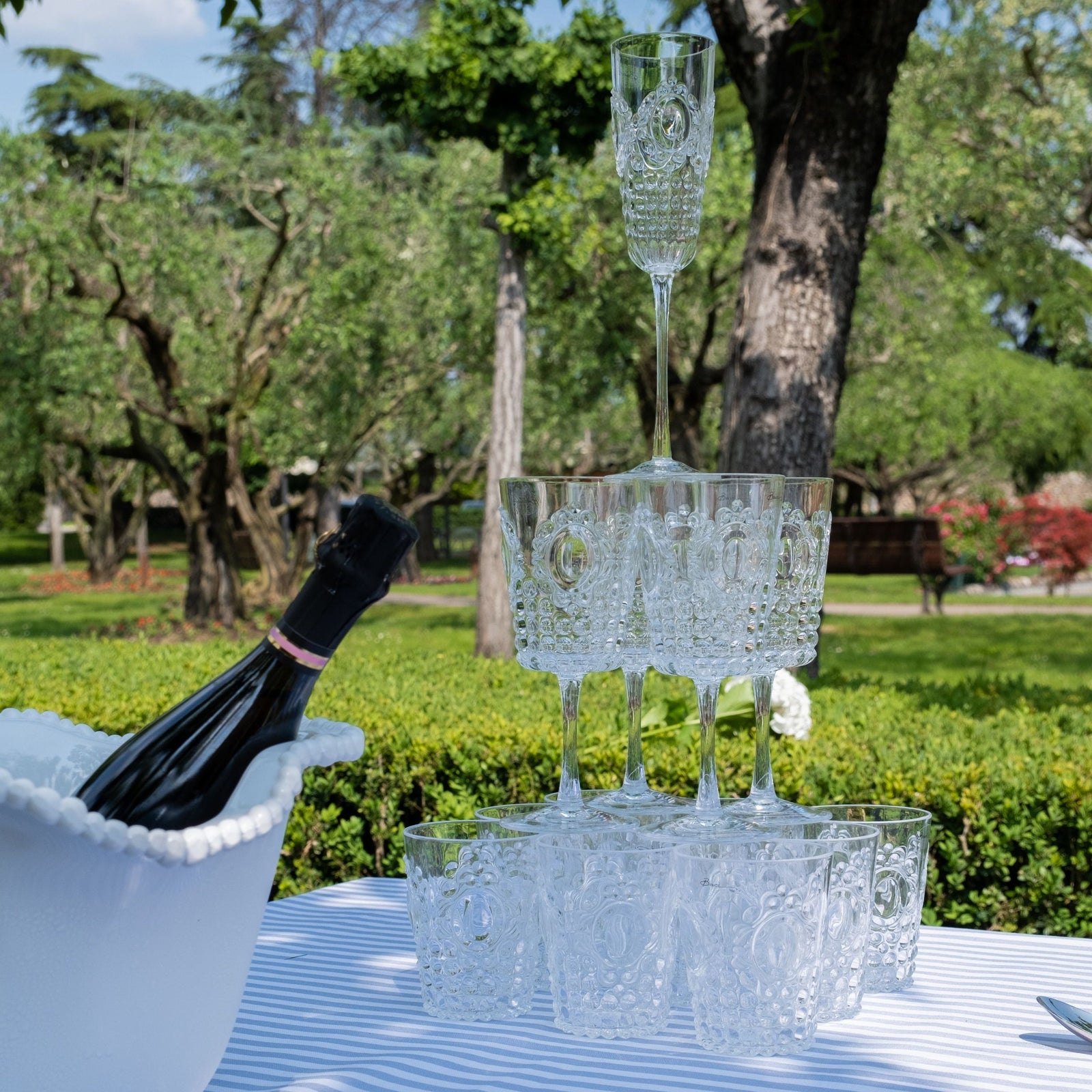 Italian Wine Glasses & Champagne Flutes — Designed in Milan