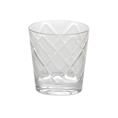 Set of 6 Clear Acrylic Water Glasses - Cheers