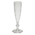 Set of 6 Clear Champagne Flutes - Cheers - Baci Milano