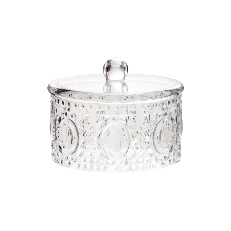 Acrylic Candy Jar with Lid - Baroque & Rock