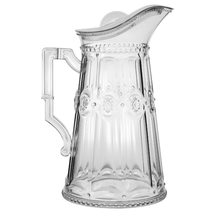 Clear Pitcher - Baroque & Rock