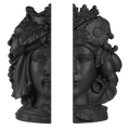 Black Bookends - Teste Matte - Baci Milano