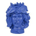 Head Statue Couple - Blue 32 cm - Teste Matte - Baci Milano