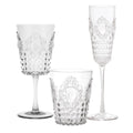 18-Piece Outdoor Acrylics Glassware - Baroque & Rock - Baci Milano