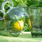 Set of 6 Water Glasses - Green - Aqua - Baci Milano