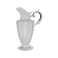 Tall White Acrylic Pitcher - Aqua - Baci Milano