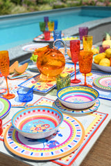 Orange Acrylic Pitcher - Aqua - Baci Milano