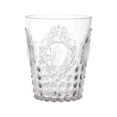 Set of 6 Clear Acrylic Water Glasses - Baroque & Rock - Baci Milano