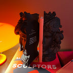 Black Bookends — Teste Matte collection by Baci Milano