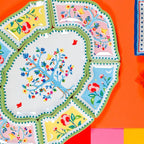Set of 7 Appetizer Plates- Mamma Mia - Baci Milano