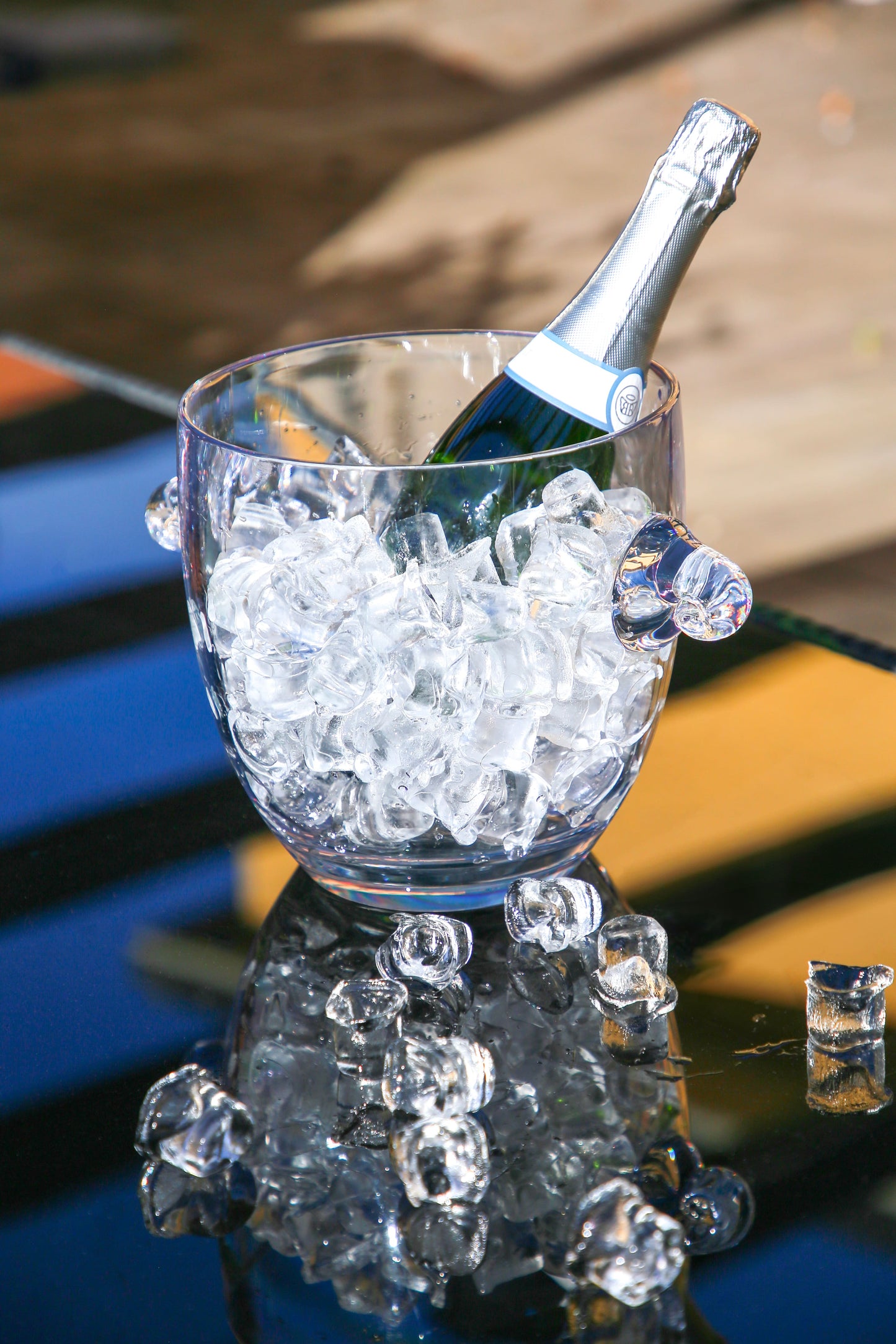 Clear Champagne Bucket - Crystal Touch