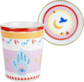 Porcelain Cup with Saucer/Lid - Hand - Mamma Mia - Baci Milano