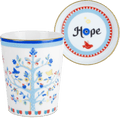 Porcelain Cup with Saucer/Lid - Tree of Life - Mamma Mia - Baci Milano