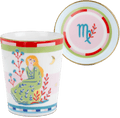 Cup with Lid/Saucer - Virgo - Zodiac Vibe - Baci Milano